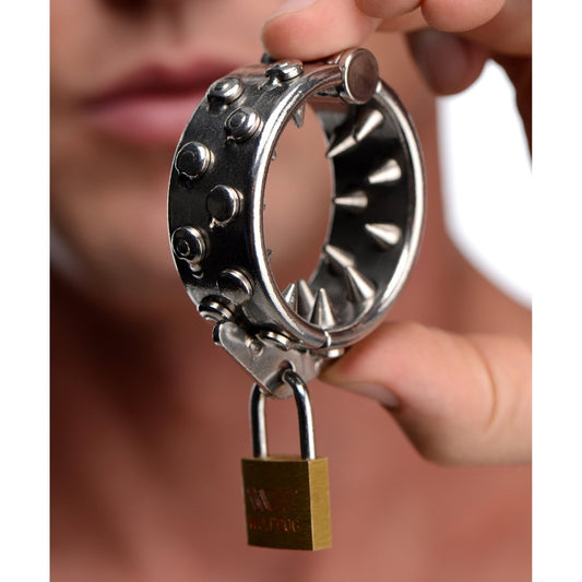 Impaler Locking CBT Ring with Spikes - MasterSeries - The Rabbit Hole Life