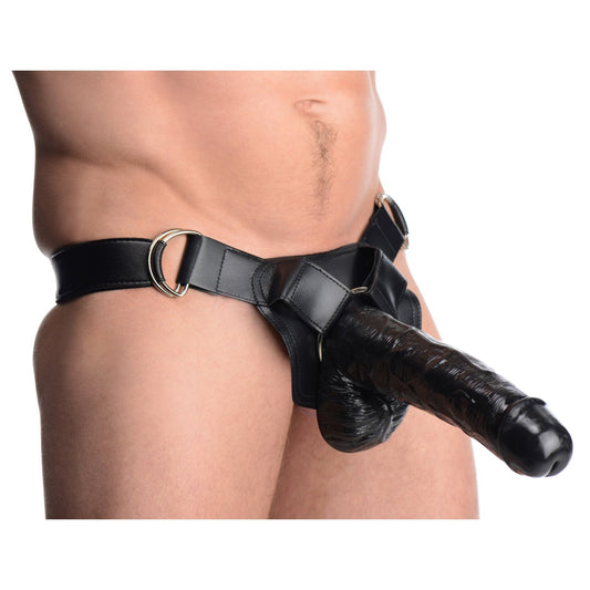 Infiltrator Hollow Strap-On with 10 Inch Dildo - MasterSeries - The Rabbit Hole Life