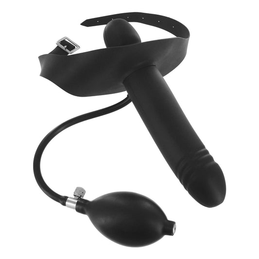 Inflatable Gag with Dildo - GAGS - The Rabbit Hole Life