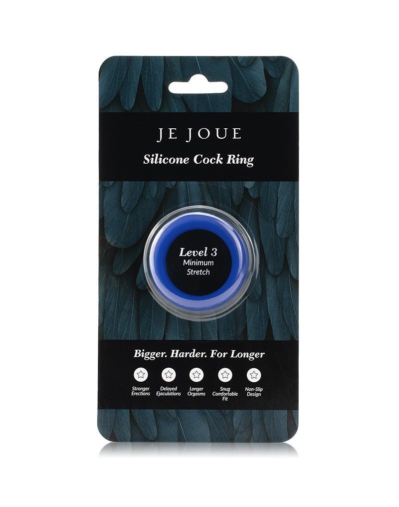 Je Joue - Blue Silicone C-Ring - Minimum Stretch - For Him - The Rabbit Hole Life