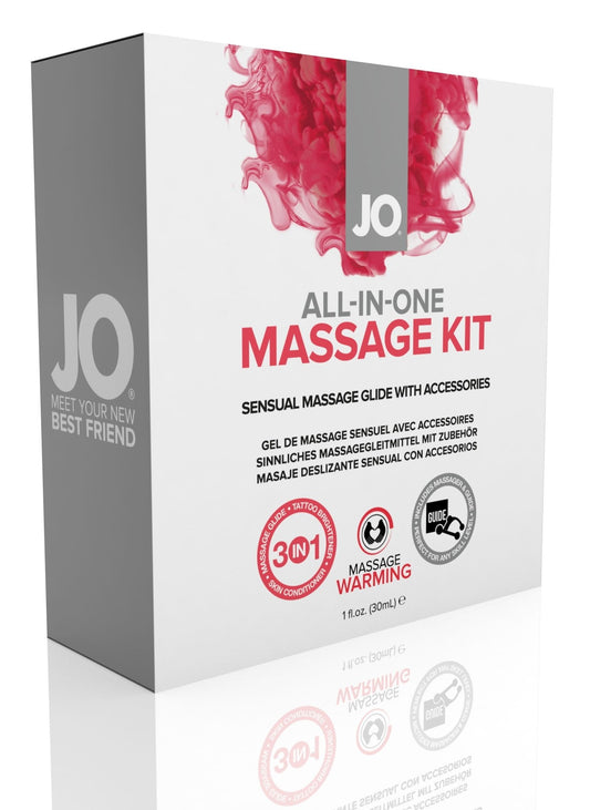 JO All-In-One Massage Glide Kit - Warming - Gift Set 1 floz / 30 mL - Other - The Rabbit Hole Life