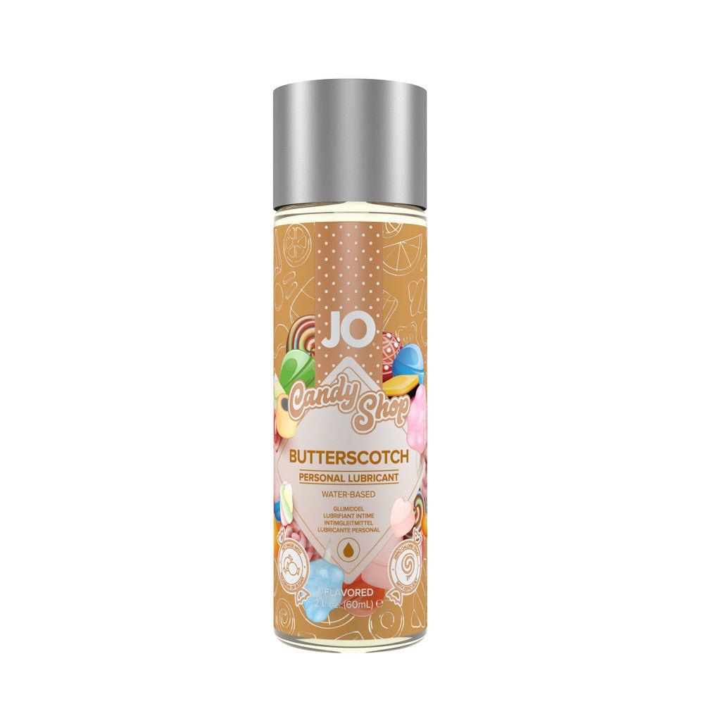 JO Candy Shop - Butterscotch - Lubricant 2 floz / 60 mL - Lubes Flavoured - The Rabbit Hole Life