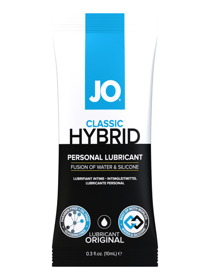 JO Classic Hybrid - hybrid lubricant 10ml / 0.3 fl. oz Sachet - Lubes - The Rabbit Hole Life