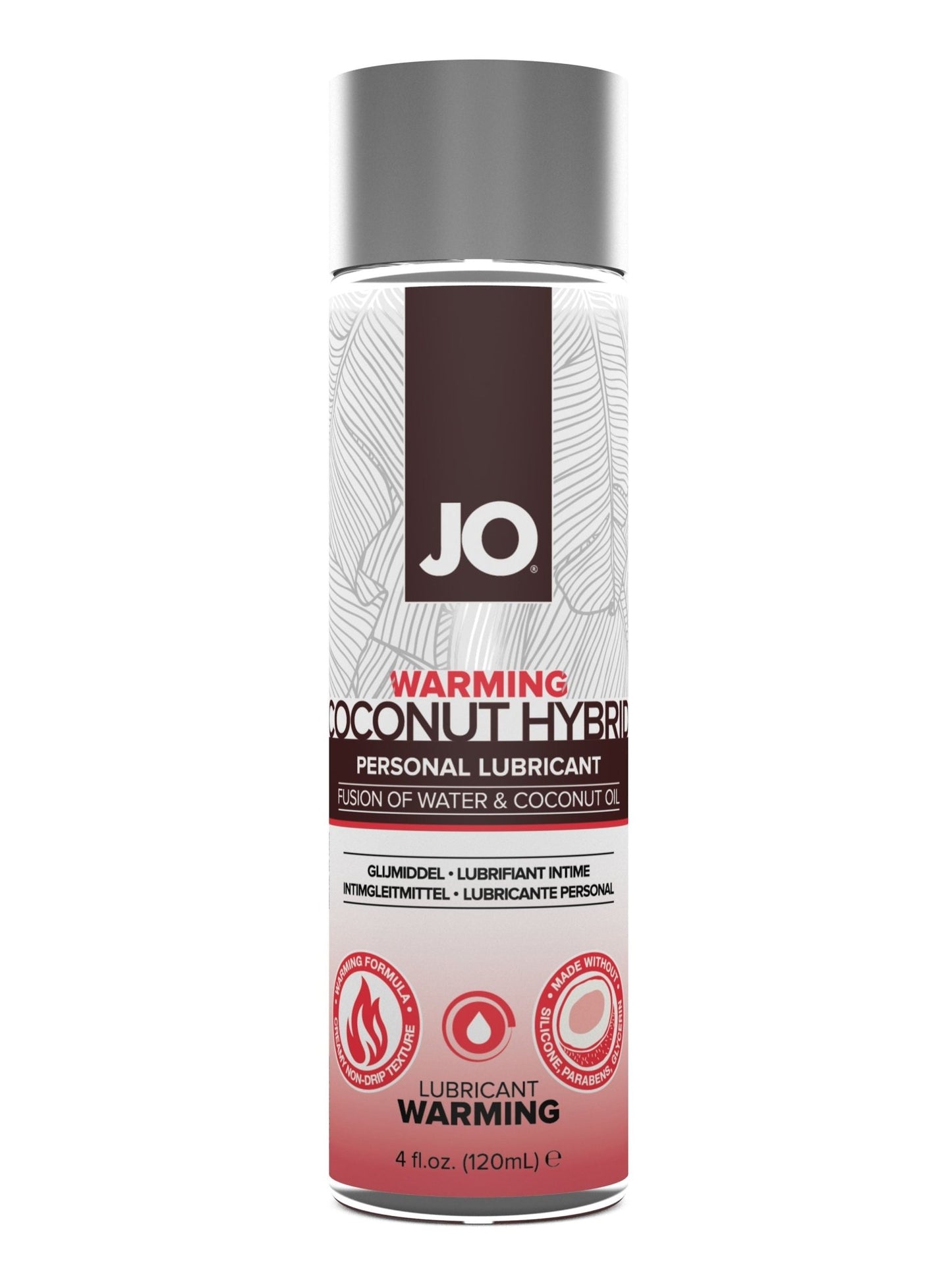 JO Coconut Hybrid - Warming - Lubricant 4 floz / 120 mL - Other - The Rabbit Hole Life