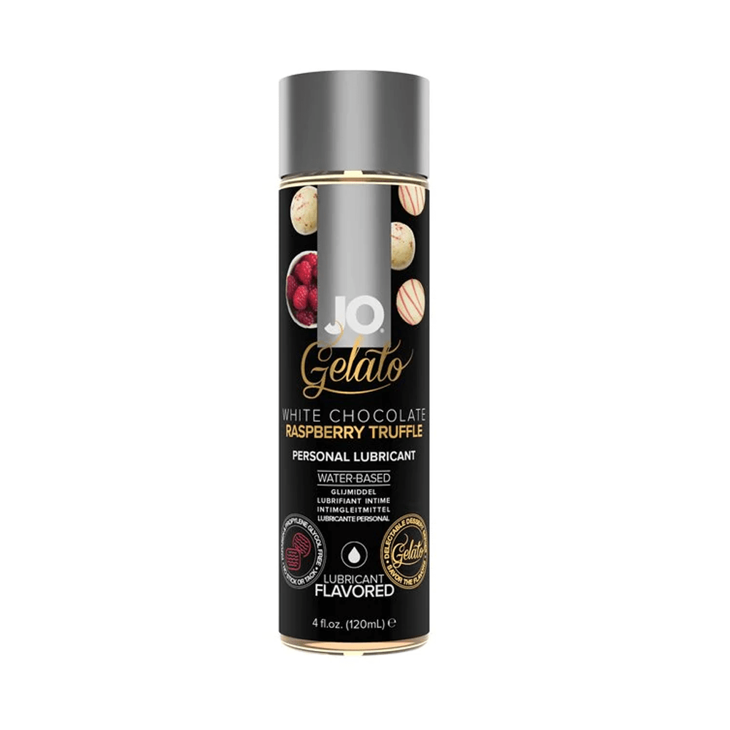 JO Gelato - White Chocolate Raspberry Truffle - Lubricant 4 floz / 120 mL - Lubes - The Rabbit Hole Life