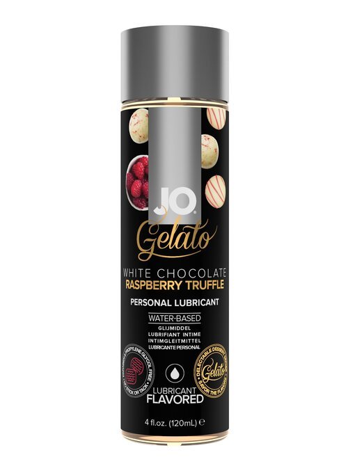 JO Gelato - White Chocolate Raspberry Truffle - Lubricant 4 floz / 120 mL - Lubes - The Rabbit Hole Life