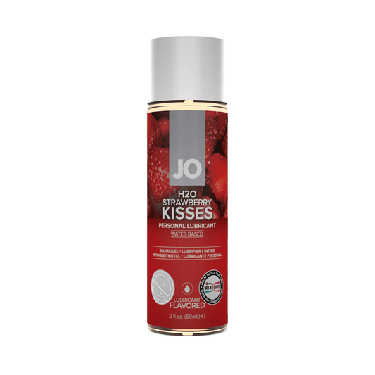 JO H20 Strawberry Kiss 2oz - Lubes - The Rabbit Hole Life