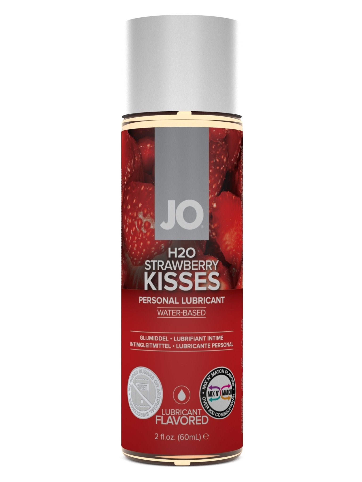 JO H20 Strawberry Kiss 2oz - Lubes - The Rabbit Hole Life