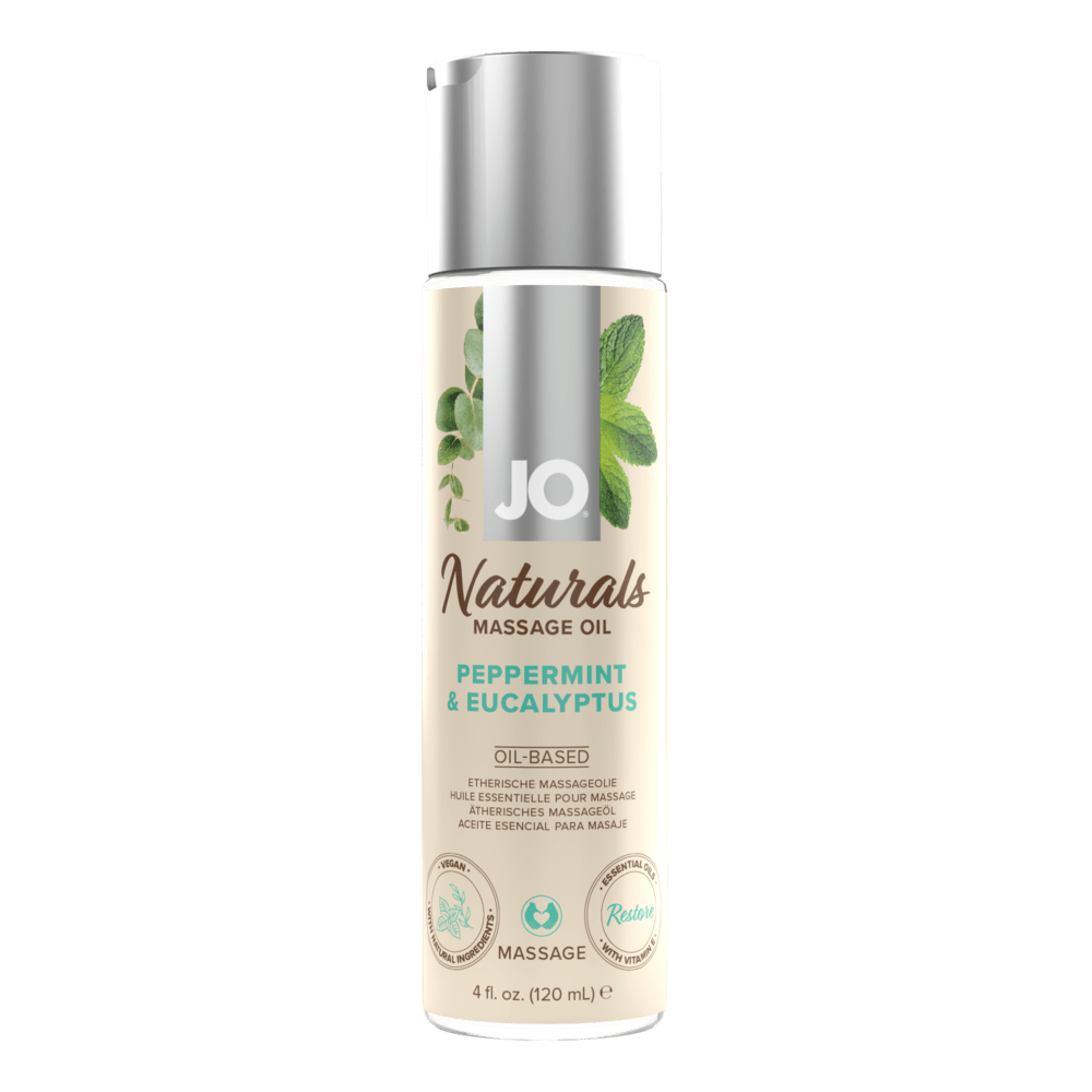 JO Naturals - Peppermint & Eucalyptus - Massage 4 floz / 120 mL - Other - The Rabbit Hole Life