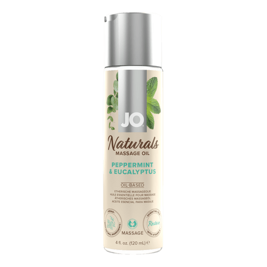 JO Naturals - Peppermint & Eucalyptus - Massage 4 floz / 120 mL - Other - The Rabbit Hole Life