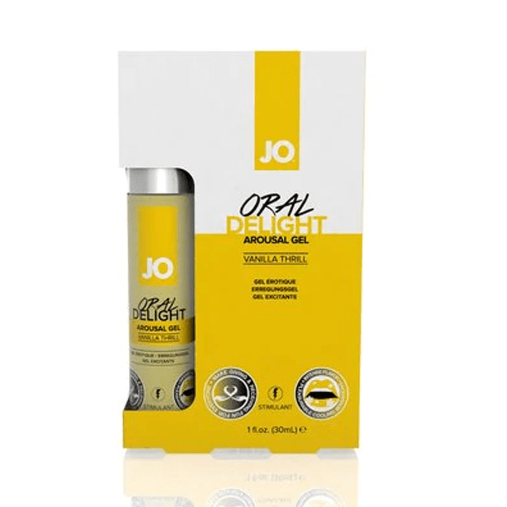 JO Oral Delight - Vanilla - Stimulant 1 floz / 30 mL - Lubes - The Rabbit Hole Life