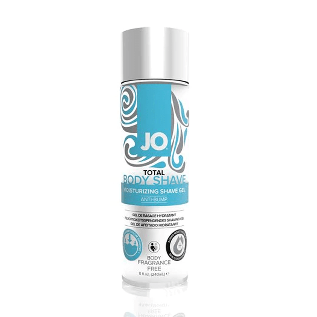 JO Total Body Anti-Bump Shave Gel - Fragrance Free - Body 8 floz / 240 mL - Lubes - The Rabbit Hole Life