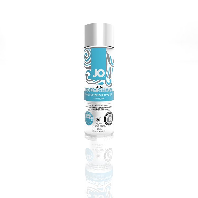 JO Total Body Anti-Bump Shave Gel - Fragrance Free - Body 8 floz / 240 mL - Lubes - The Rabbit Hole Life