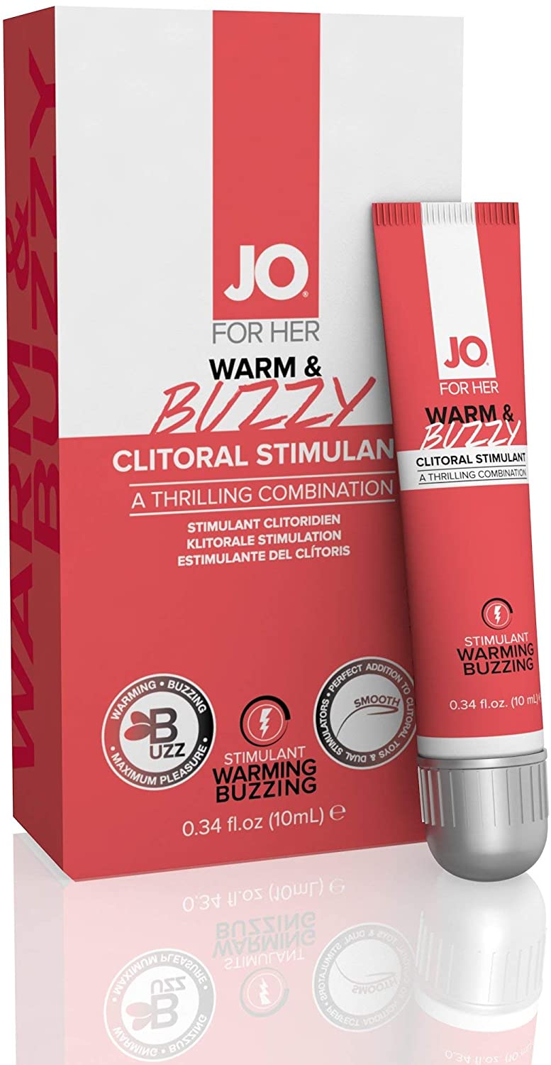 JO Warm & Buzzy - Original - Stimulant 0.34 floz / 10 mL - Lubes - The Rabbit Hole Life