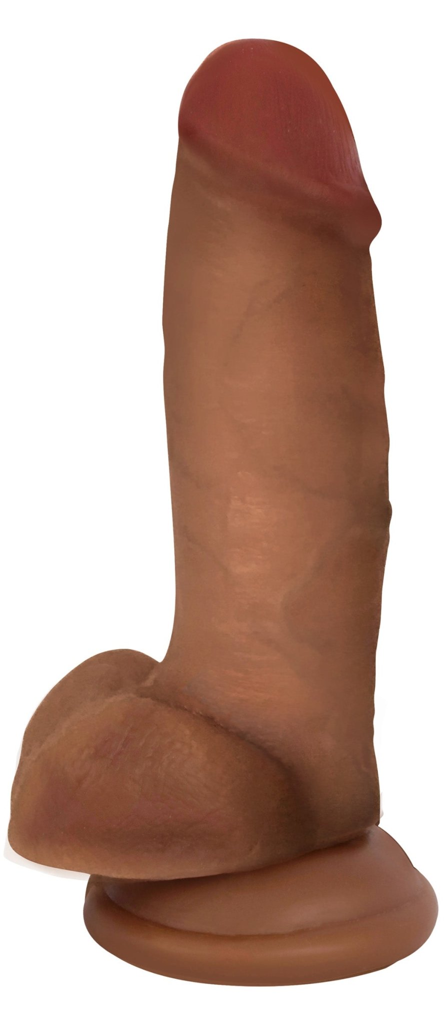 Jock Dark Bareskin Dildo with Balls - 7 Inch - Dildos - The Rabbit Hole Life