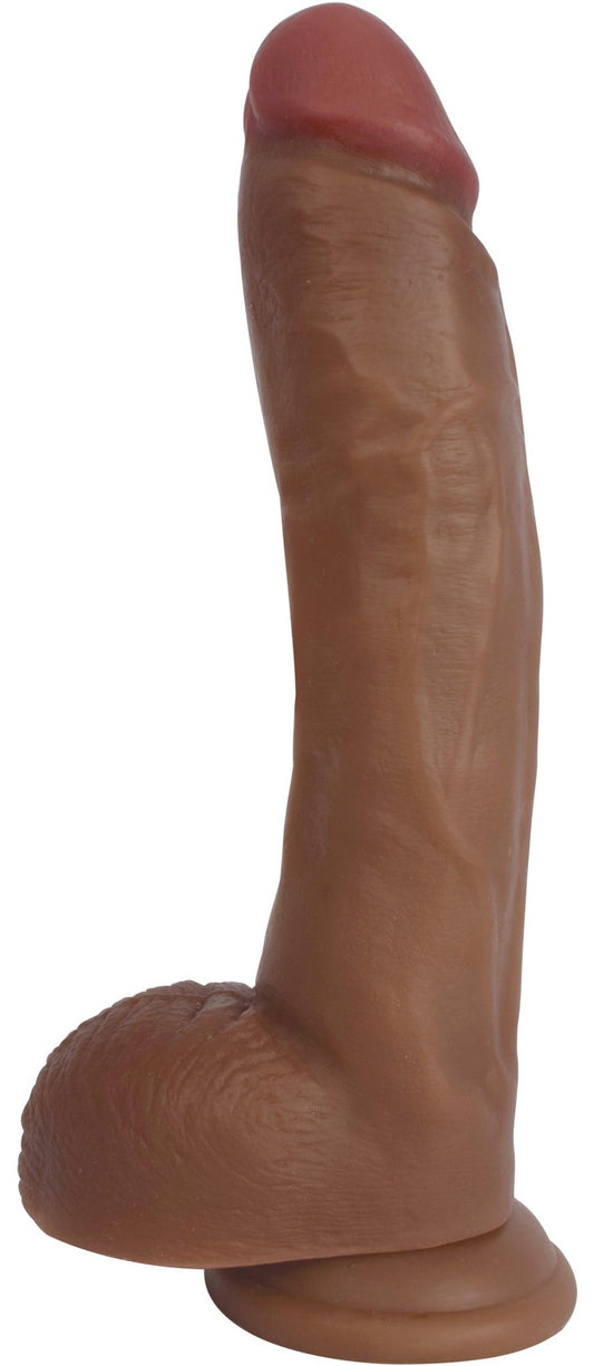 Jock Dark Bareskin Dildo with Balls - 9 Inch - Dildos - The Rabbit Hole Life