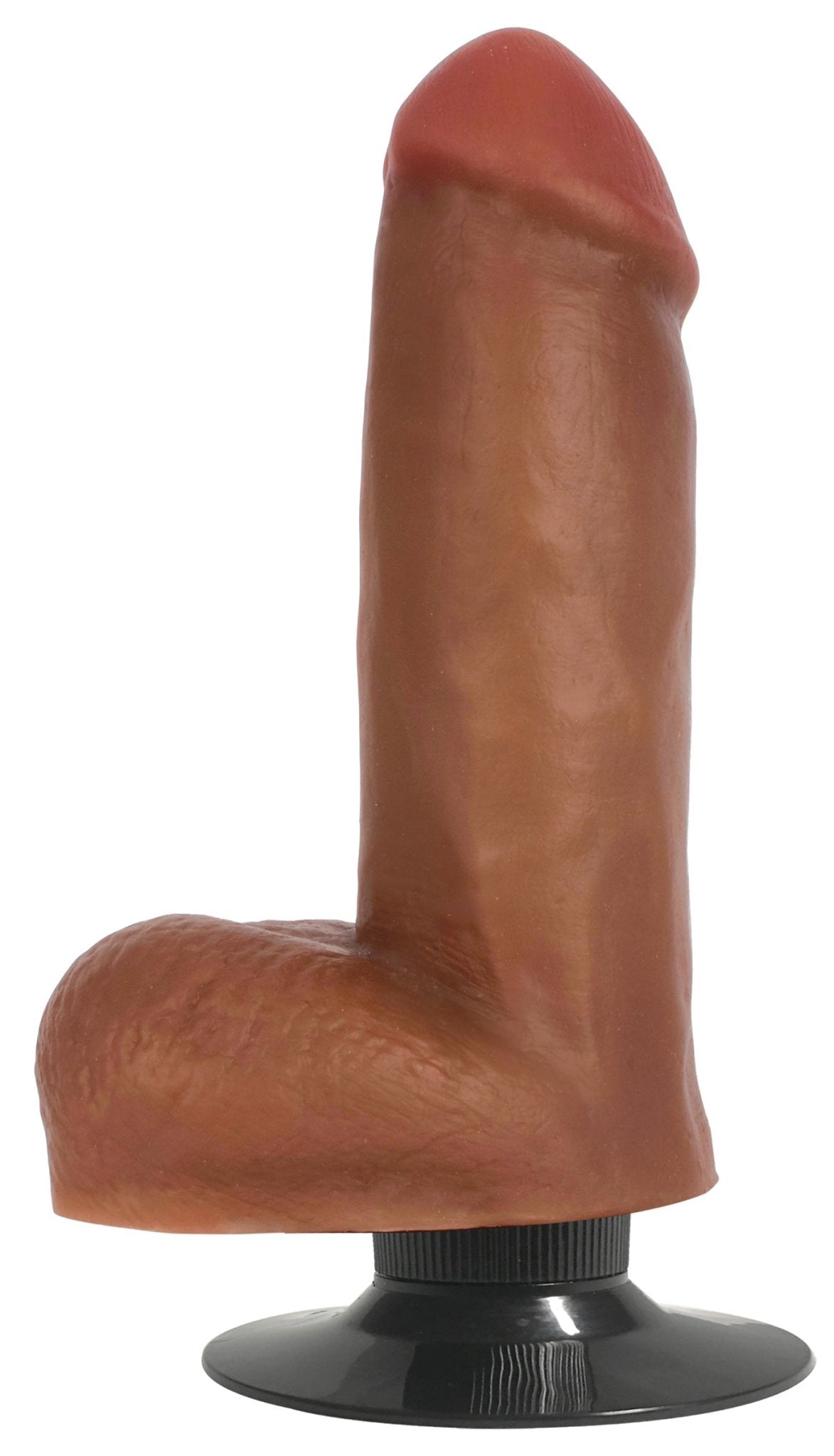 Jock Dark Bareskin Vibrating Dildo with Balls - 6 Inch - Dildos - The Rabbit Hole Life