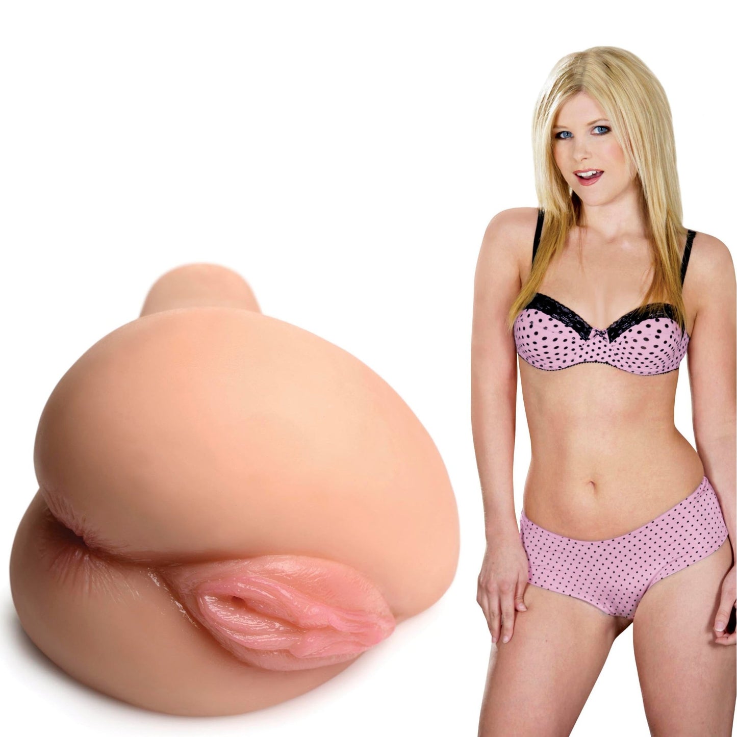 Juicy Wet Look Masturbator Sidesaddle Taylor - Light - masturbators - The Rabbit Hole Life