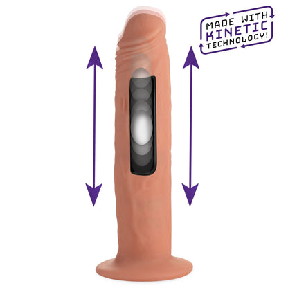 Kinetic Thumping 7X Remote Control Dildo - Medium - Dildos - The Rabbit Hole Life