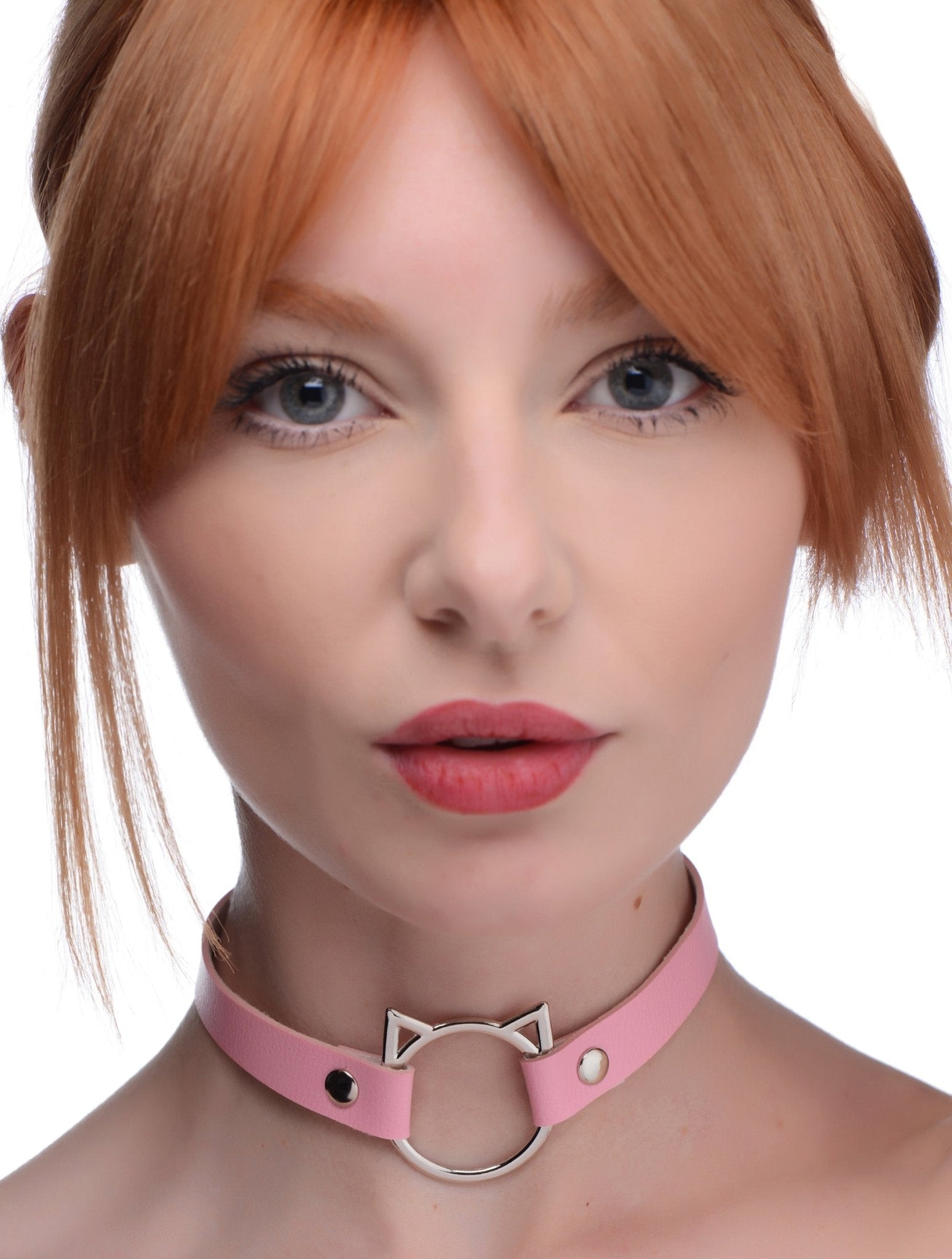 Kinky Kitty Ring Slim Choker - FetishClothing - The Rabbit Hole Life