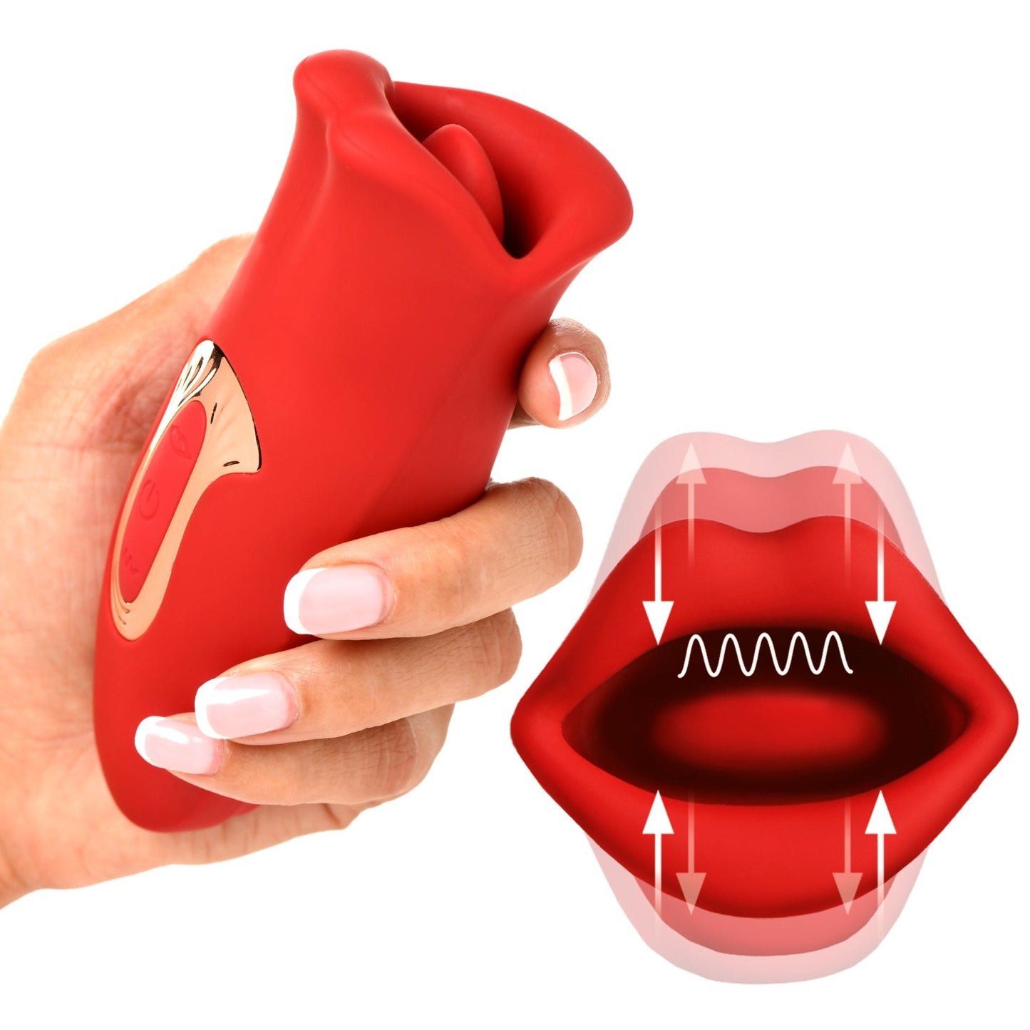 Kiss and Tell Mini Kissing and Vibrating Clitoral Stimulator - vibesextoys - The Rabbit Hole Life