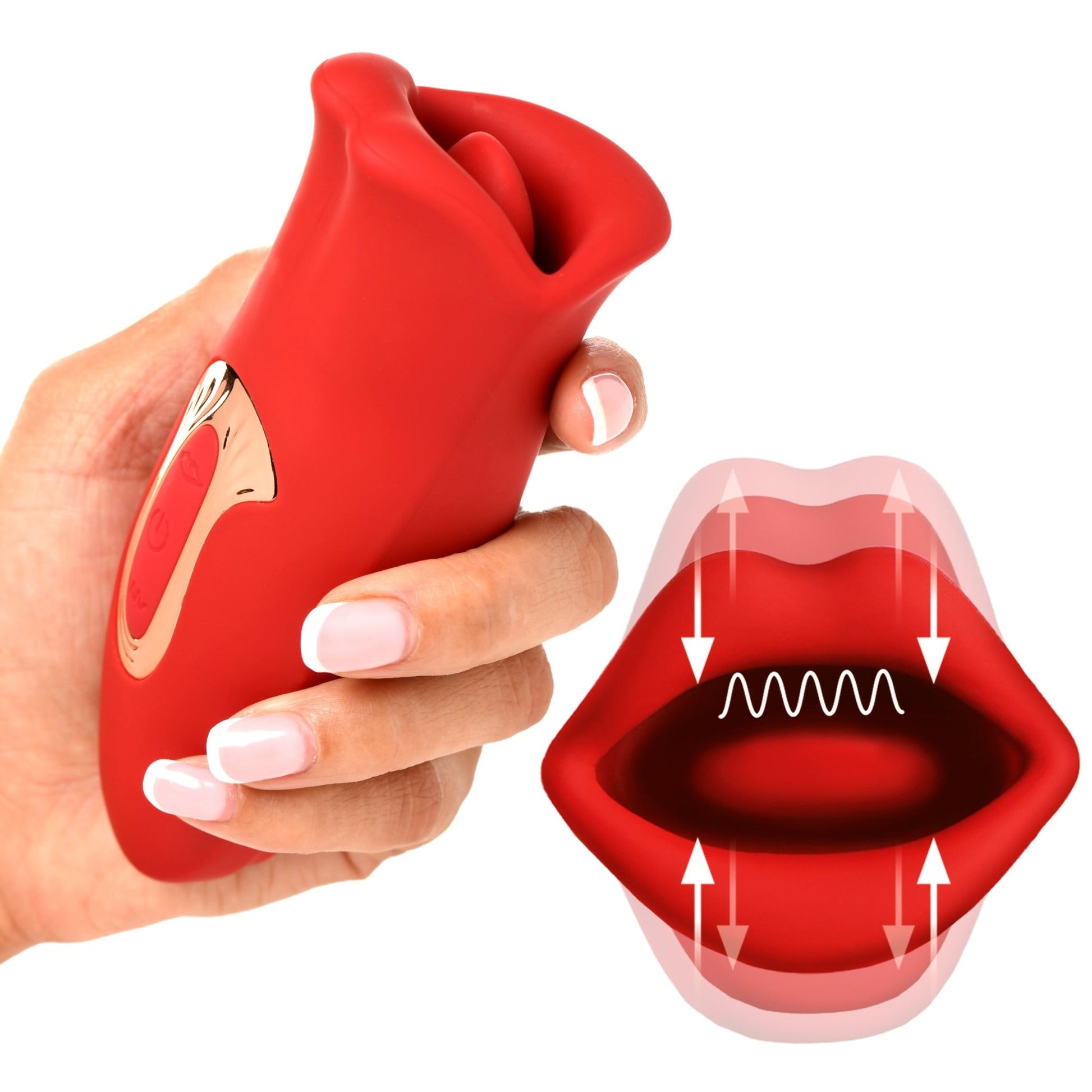 Kiss and Tell Mini Kissing and Vibrating Clitoral Stimulator - vibesextoys - The Rabbit Hole Life