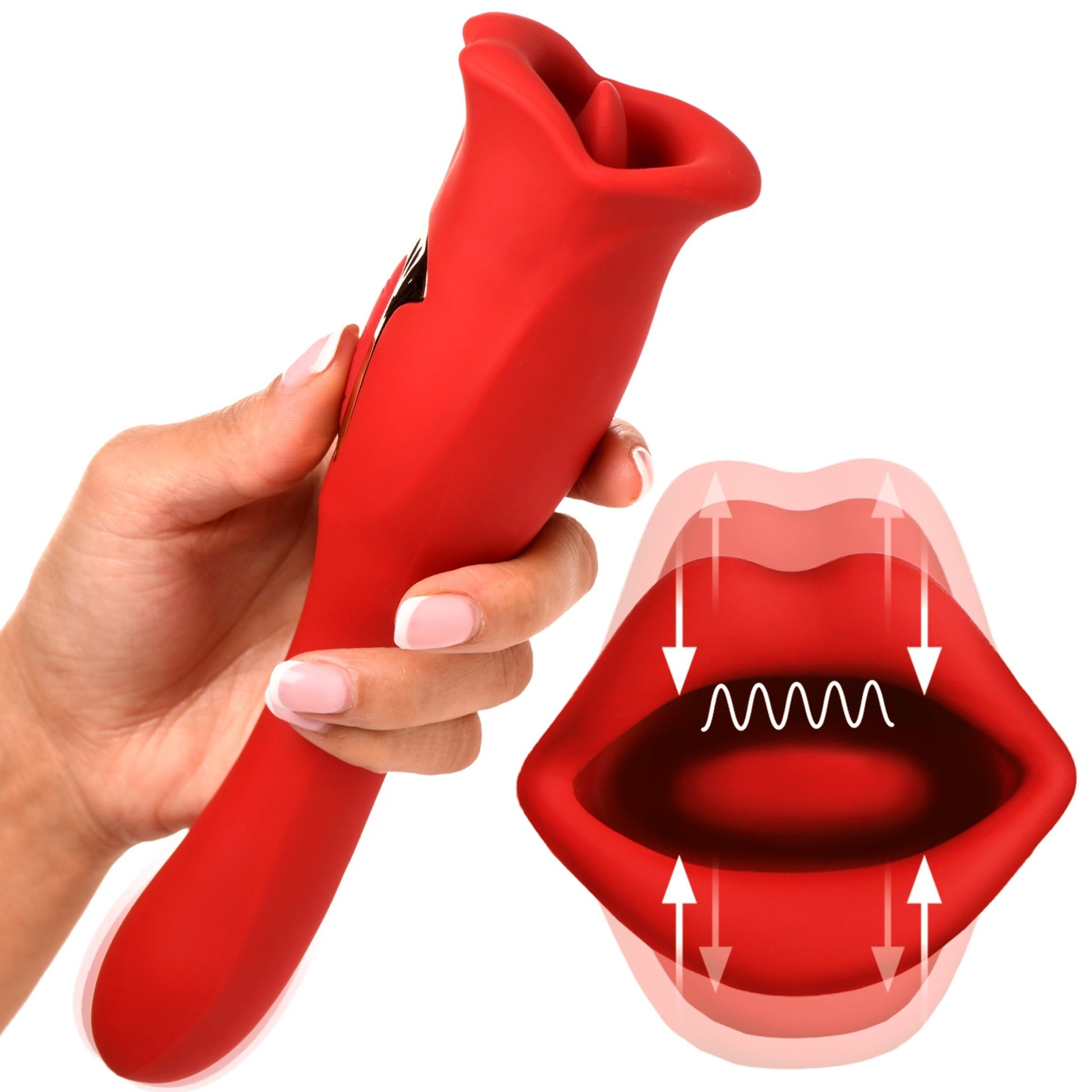 Kiss and Tell Pro Dual-ended Kissing Vibrator - vibesextoys - The Rabbit Hole Life