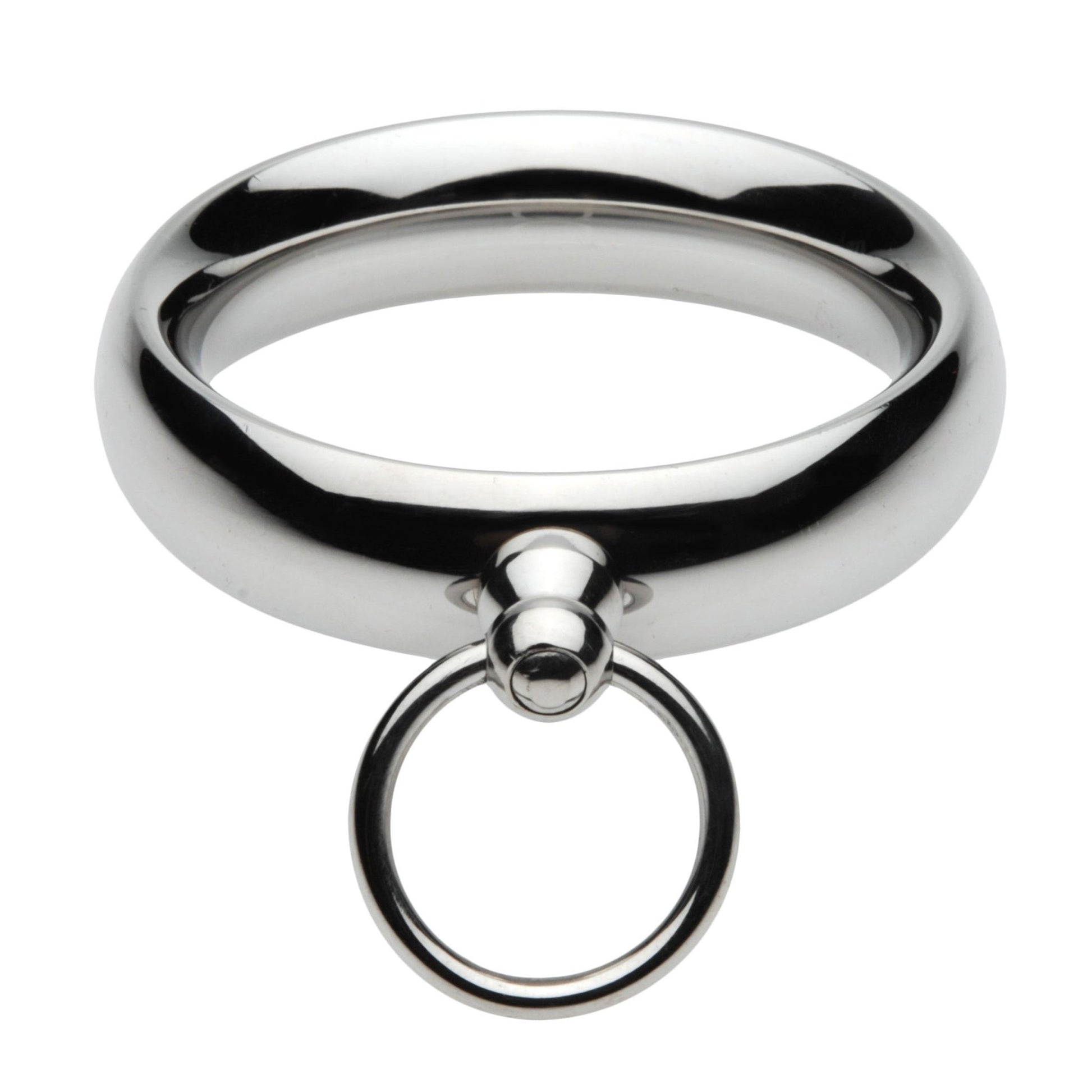Lead Me Stainless Steel Cock Ring- 1.95 Inch - steel-cockrings - The Rabbit Hole Life