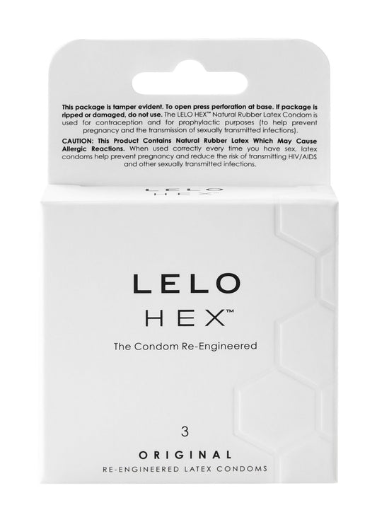LELO HEX Original Condoms, 3 Pack - Accessories / Miscellaneous - The Rabbit Hole Life