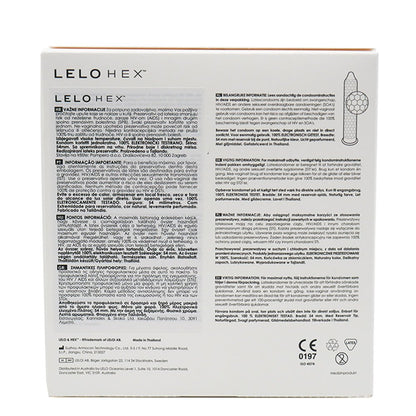 LELO HEX Original Condoms, 36 Pack - Accessories / Miscellaneous - The Rabbit Hole Life