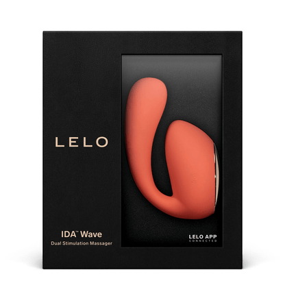 LELO IDA Wave, Coral Red - Vibrators - The Rabbit Hole Life