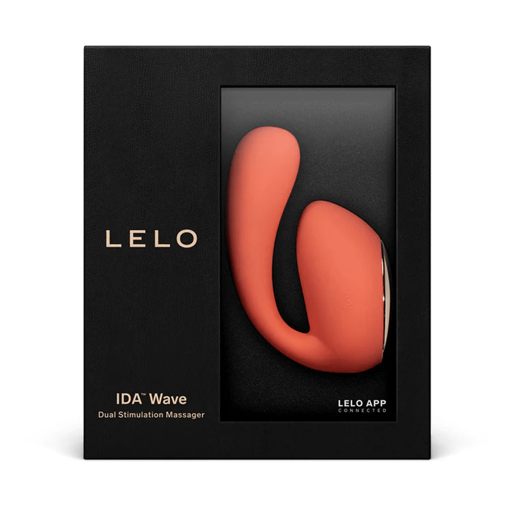 LELO IDA Wave, Coral Red - Vibrators - The Rabbit Hole Life