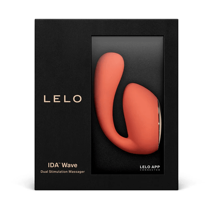 LELO IDA Wave, Coral Red - Vibrators - The Rabbit Hole Life