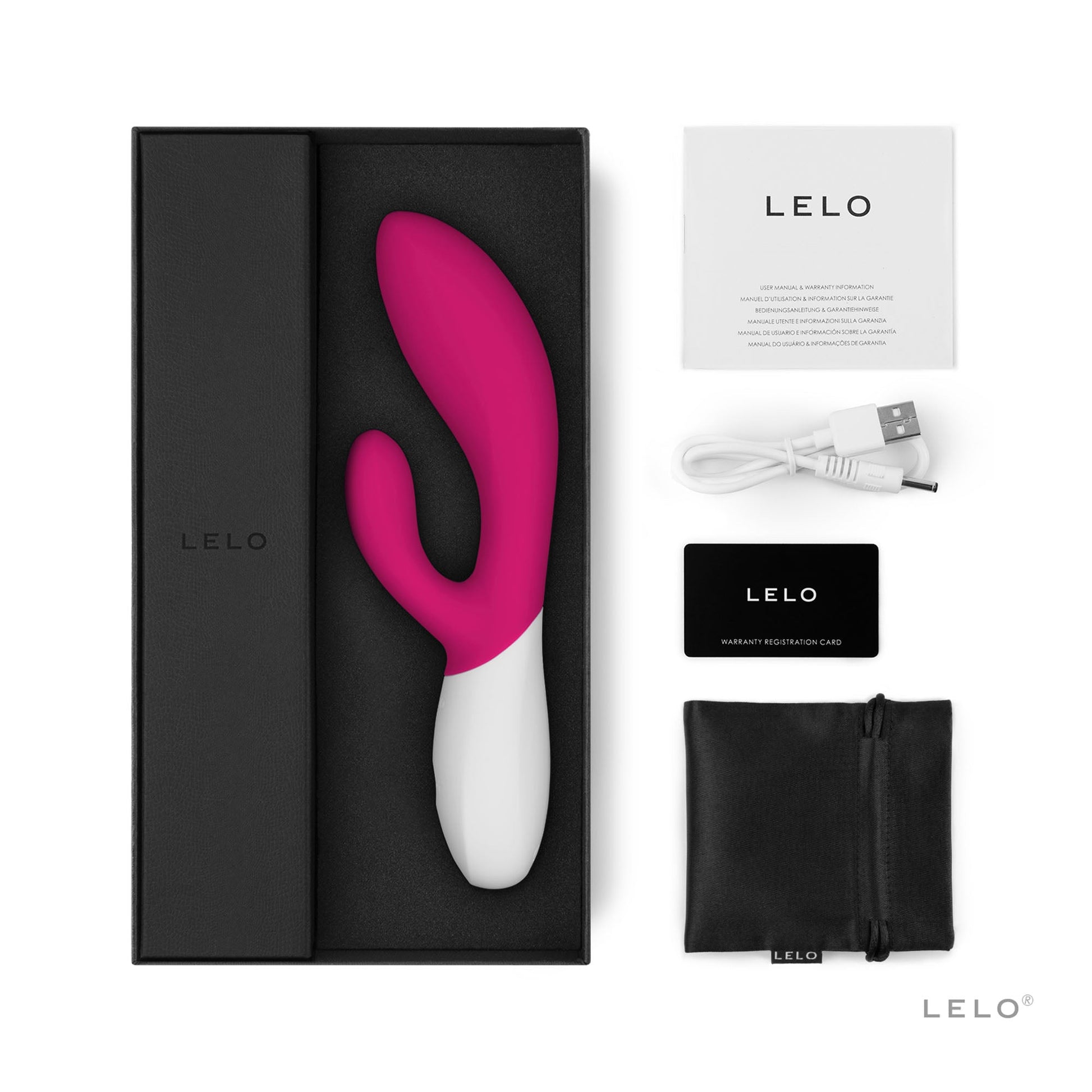 LELO Ina Wave 2 Cerise - Vibrators - The Rabbit Hole Life