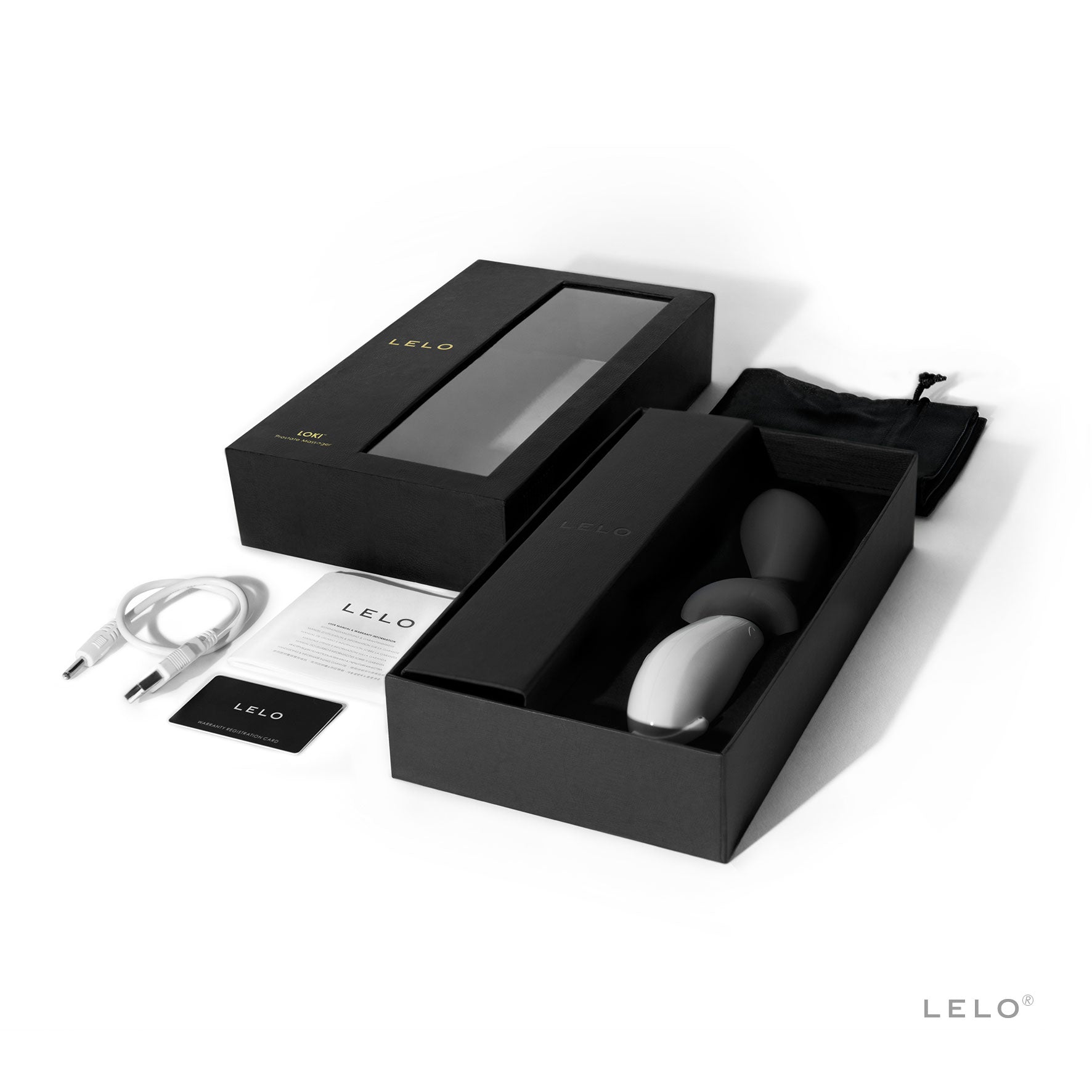 LELO Loki Obsidian Black - Vibrators - The Rabbit Hole Life