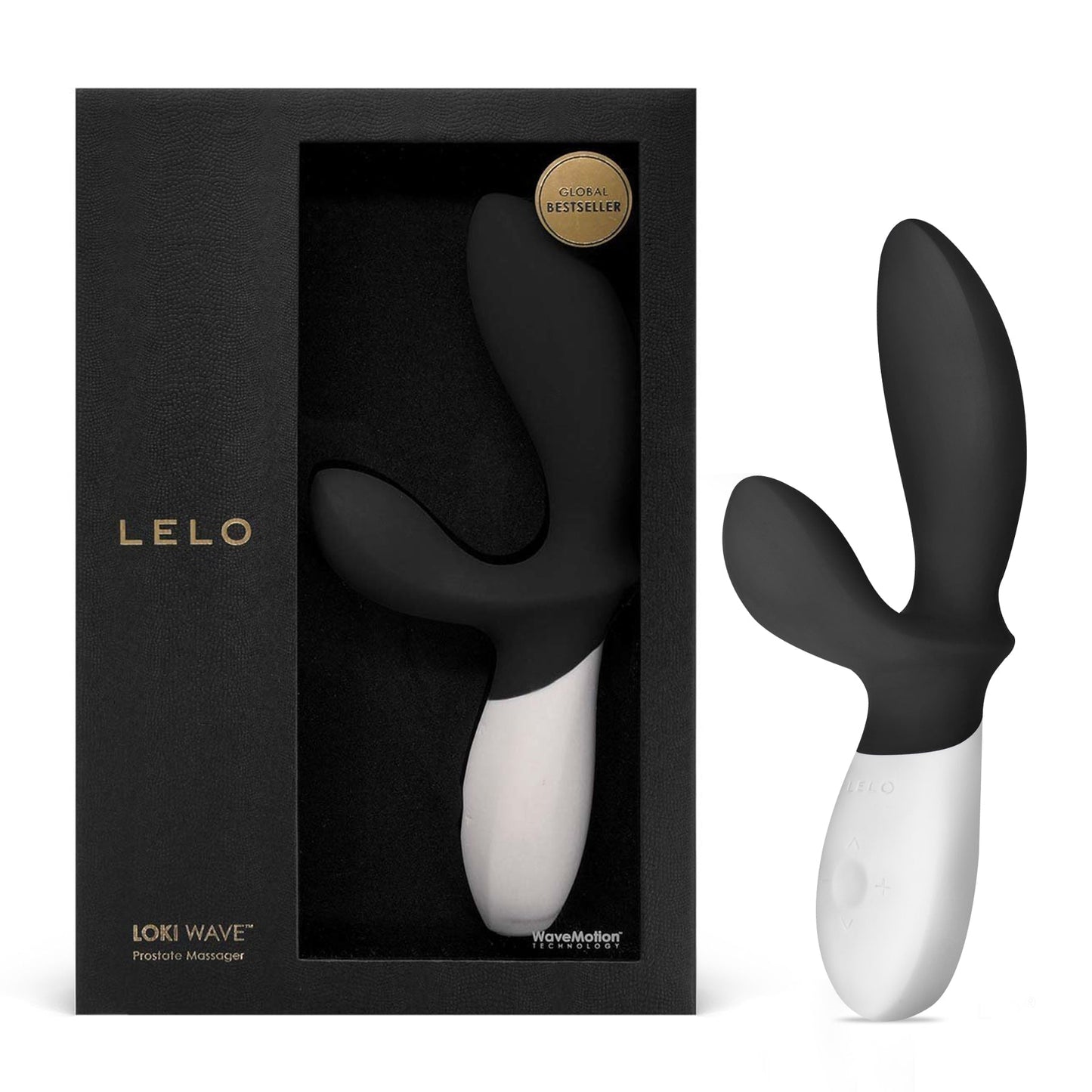 LELO Loki Wave Obsidian Black - Vibrators - The Rabbit Hole Life