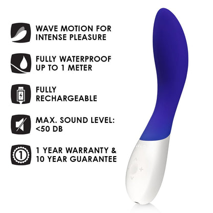 LELO Mona Wave Midnight Blue - Vibrators - The Rabbit Hole Life