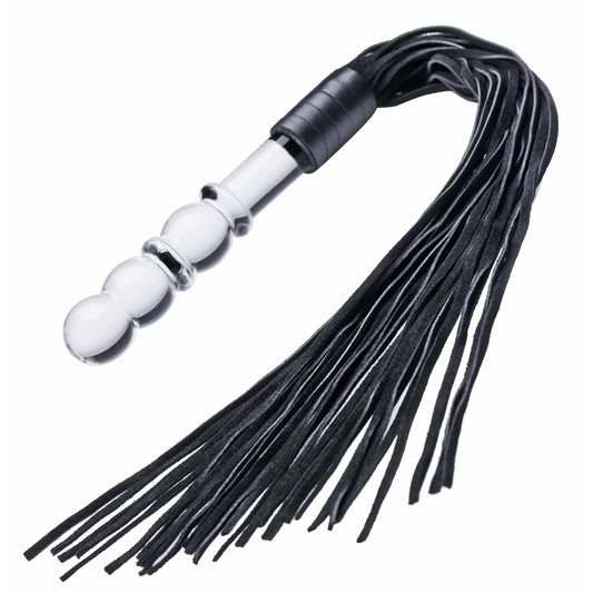 Lingam Glass Dildo Flogger - Floggers - The Rabbit Hole Life