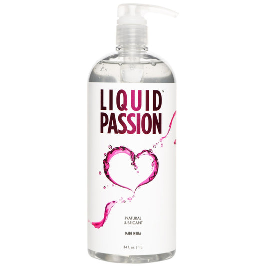 Liquid Passion Natural Lubricant - 34oz - lubes - The Rabbit Hole Life