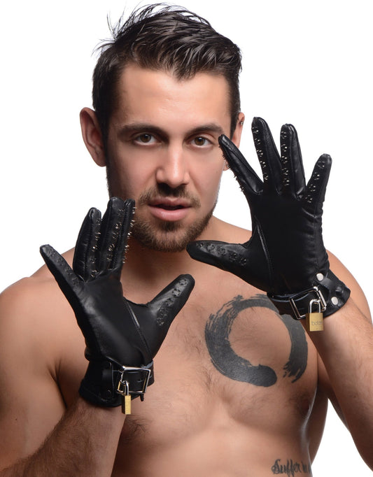 Locking Vampire Gloves - LeatherR - The Rabbit Hole Life