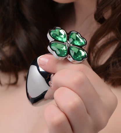 Lucky Clover Gem Anal Plug - Small - butt-plugs - The Rabbit Hole Life