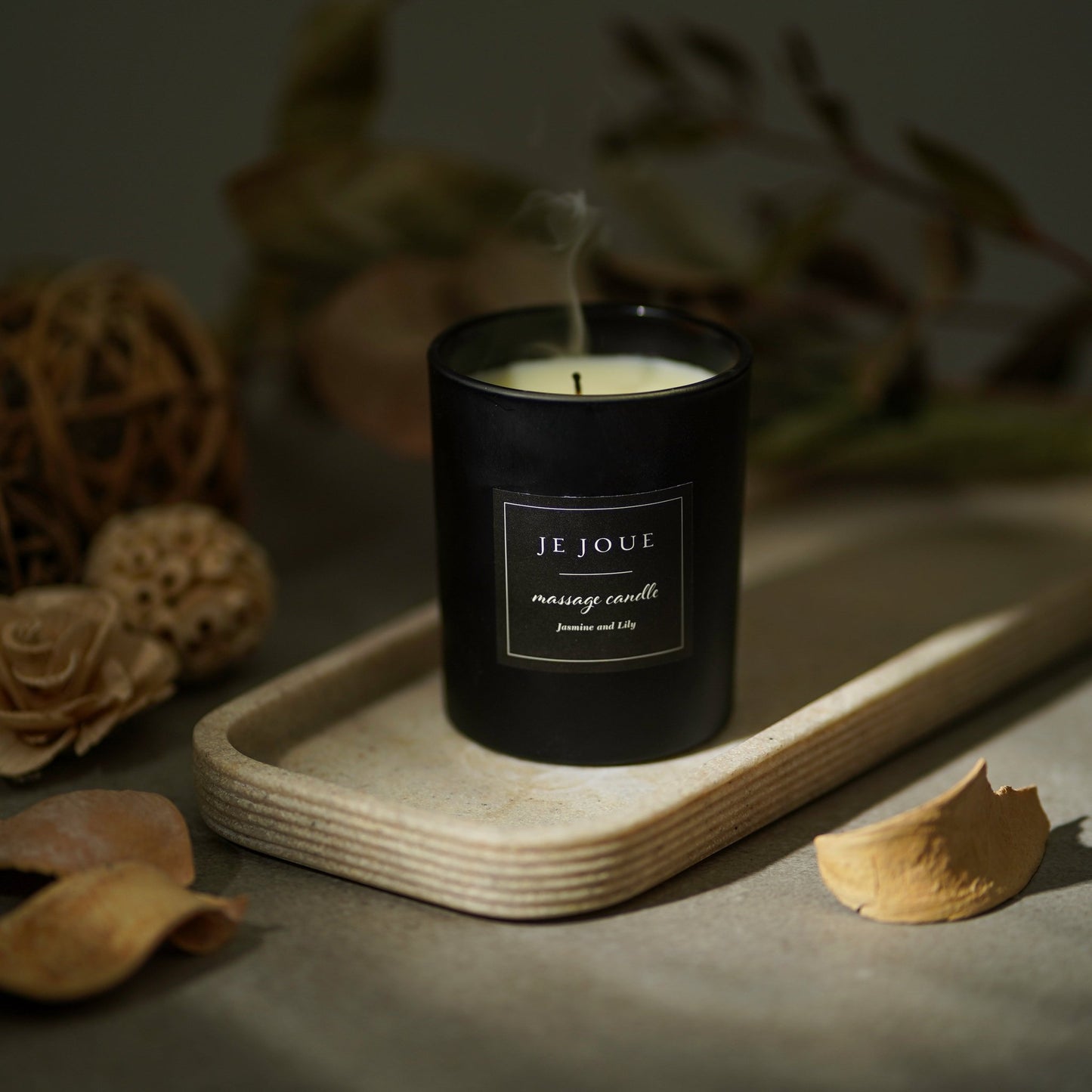 Luxury Massage Candle - Jasmine & Lily - Lubes - The Rabbit Hole Life