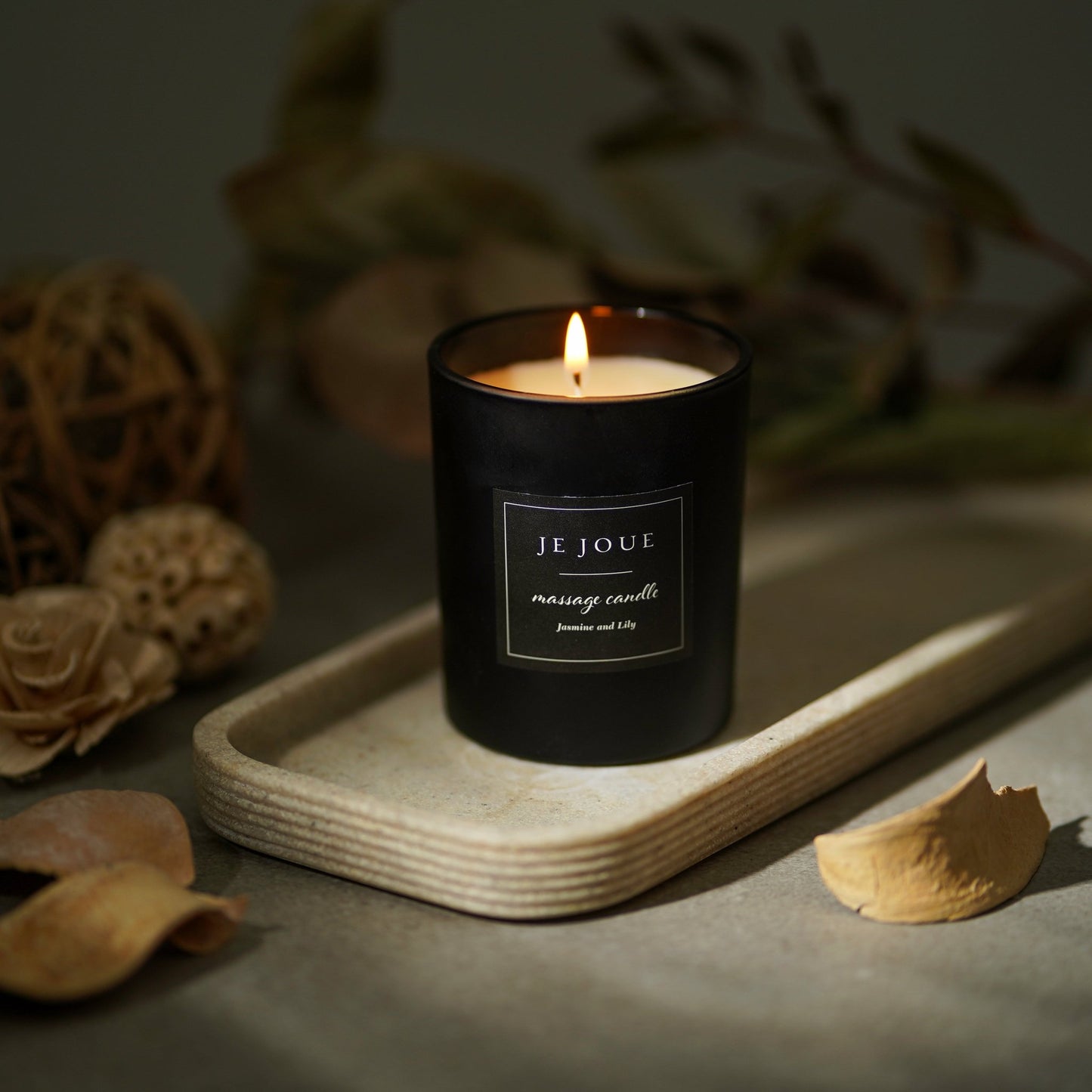 Luxury Massage Candle - Jasmine & Lily - Lubes - The Rabbit Hole Life