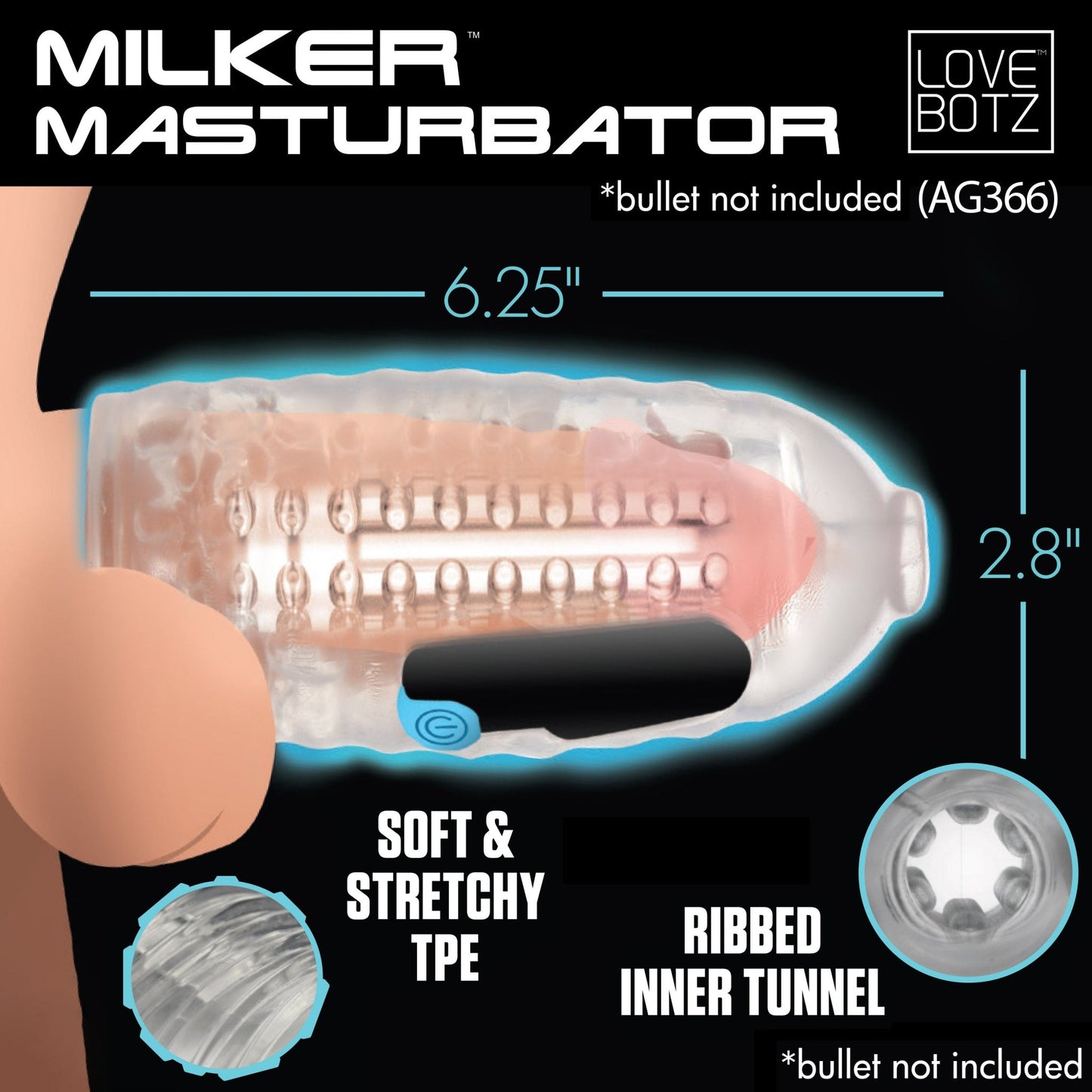 Milker Masturbator Accessory - masturbators - The Rabbit Hole Life