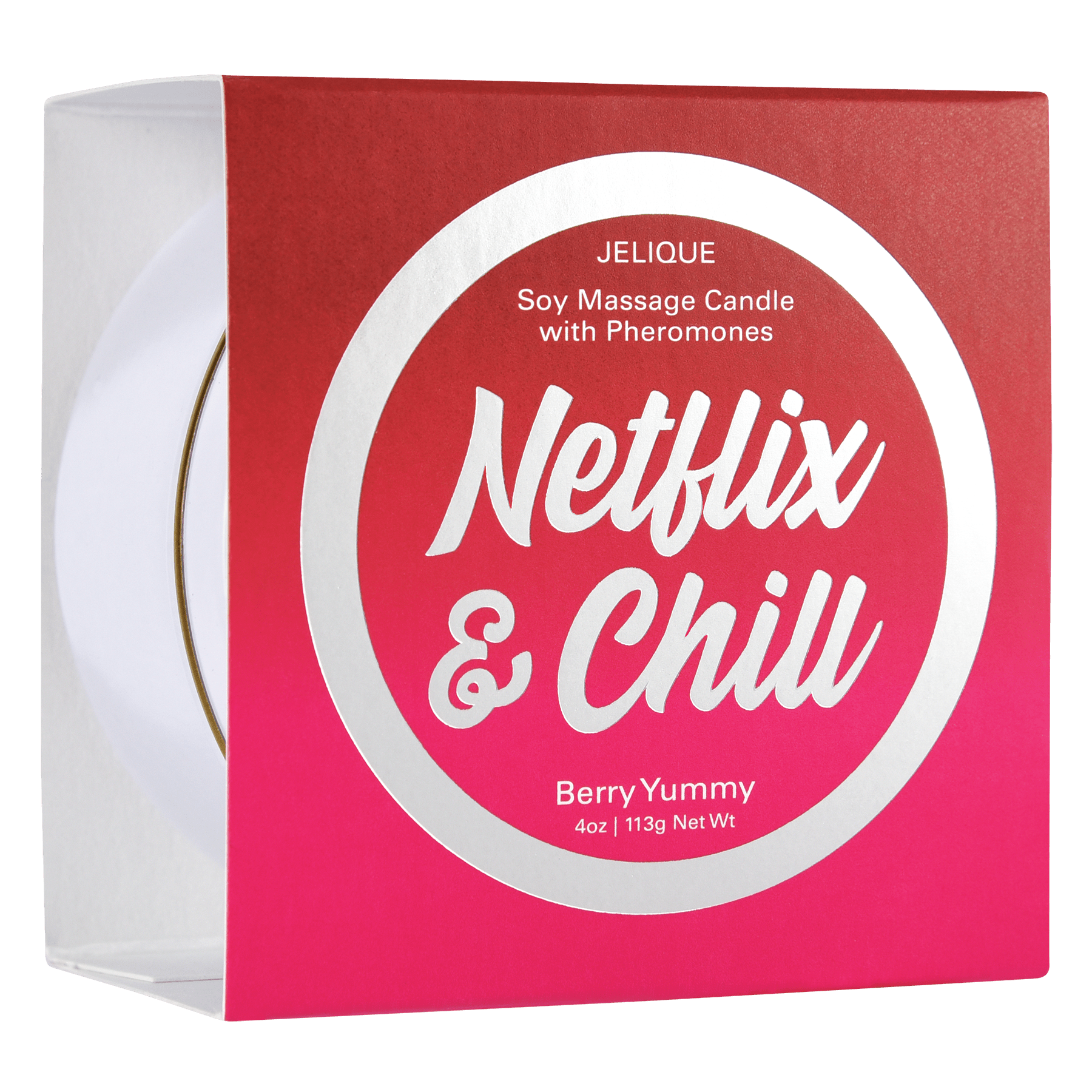 MOOD CANDLES Netflix & Chill - Pheromone Massage Candle Berry Yummy 4oz | 113g - Lubes - The Rabbit Hole Life