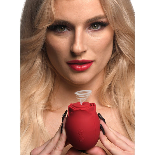Mystic Rose Sucking and Vibrating Silicone Rose - vibesextoys - The Rabbit Hole Life