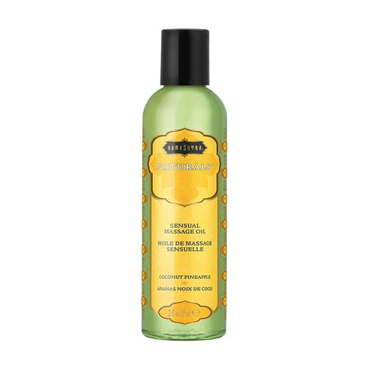 Naturals Massage Oil Coconut Pineapple (2oz) - Lubes - The Rabbit Hole Life