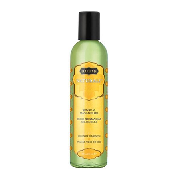 Naturals Massage Oil Coconut Pineapple (8oz) - Other - The Rabbit Hole Life