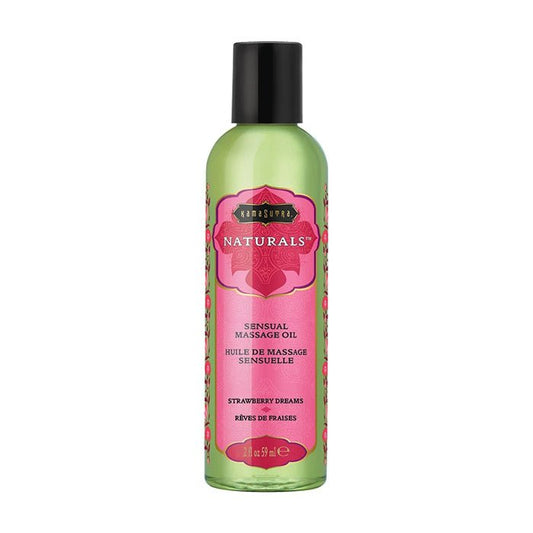 Naturals Massage Oil Strawberry Dreams (2oz) - Other - The Rabbit Hole Life