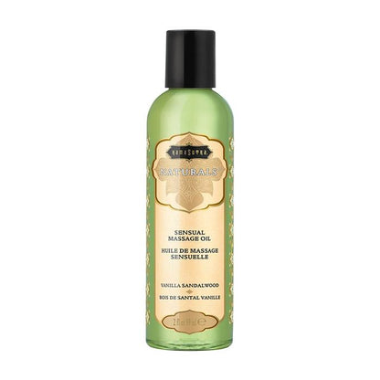 Naturals Massage Oil Vanilla Sandalwood (2oz) - Lubes - The Rabbit Hole Life